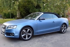 audi blau metallic folie